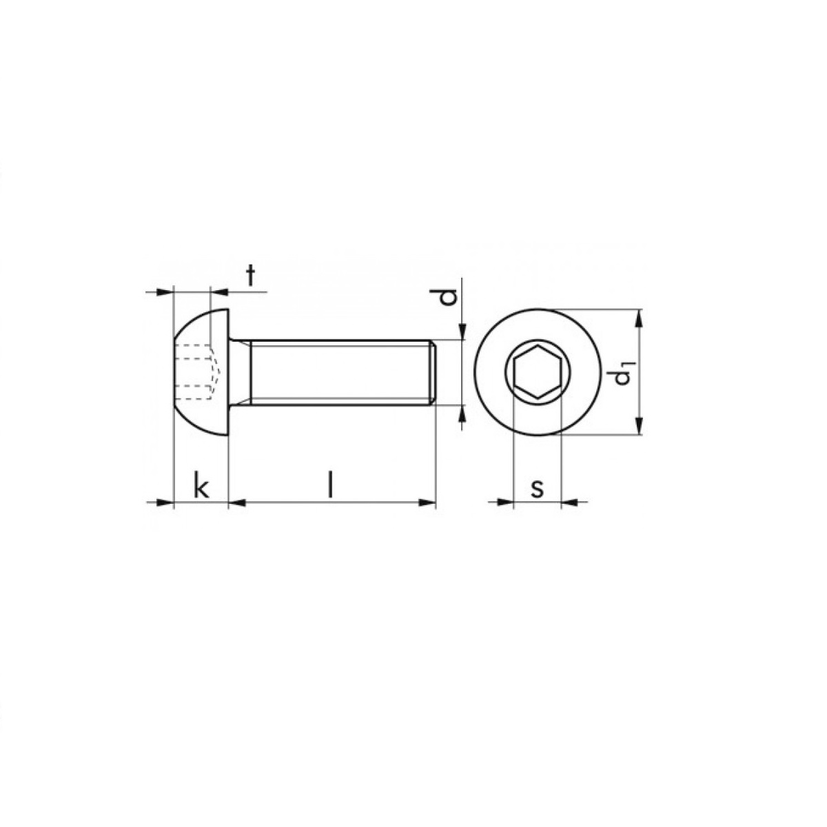 Aluminium Schrauben Linsenkopf M3 6-12mm (10 Stück)
