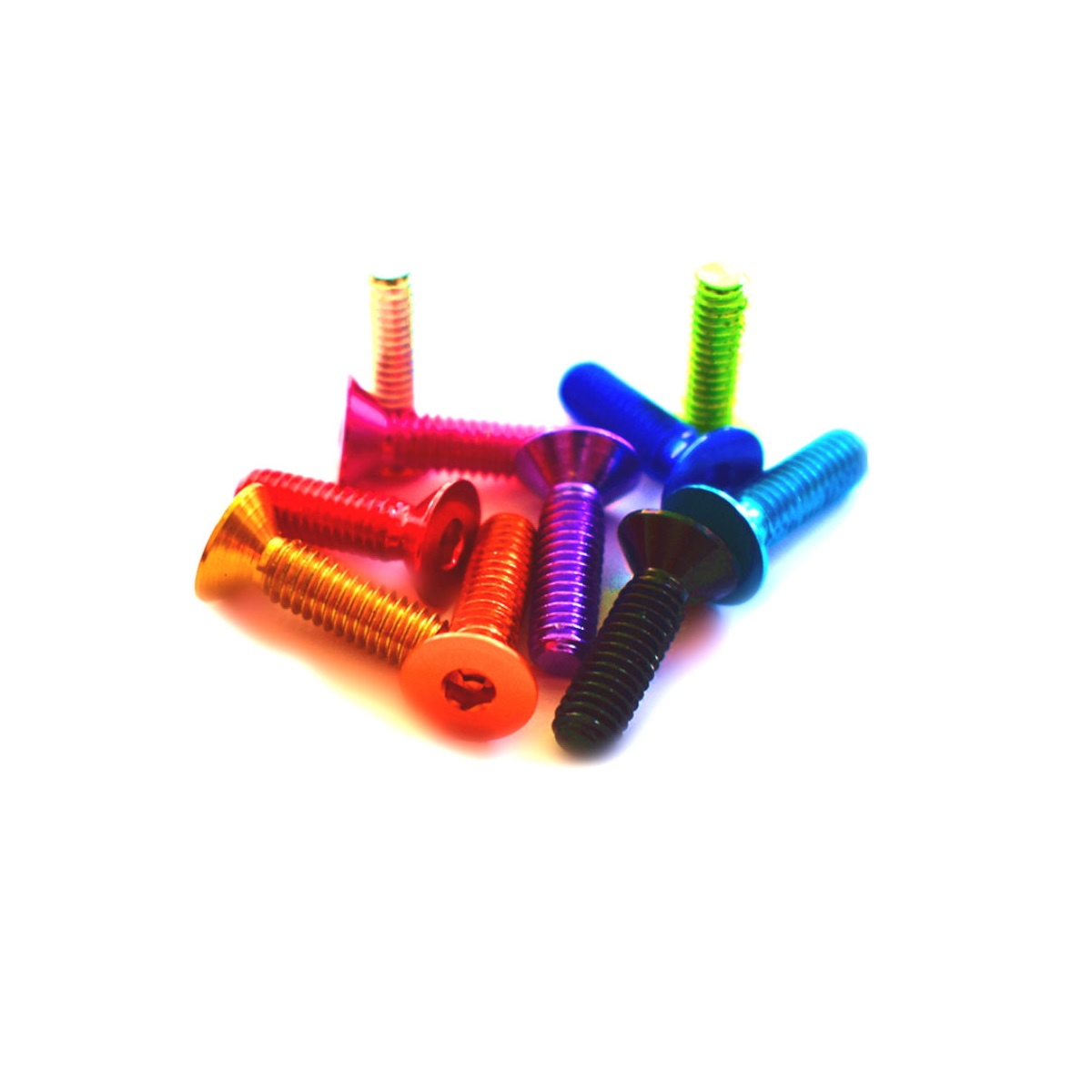 Aluminium Schrauben Senkkopf M3 6-12mm (10 Stück)