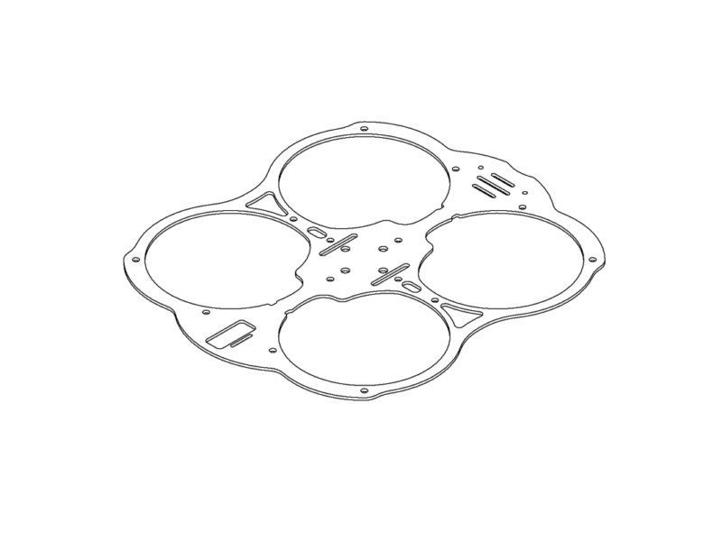 MultiRotors MRI 120 CFK Sekundärrahmen